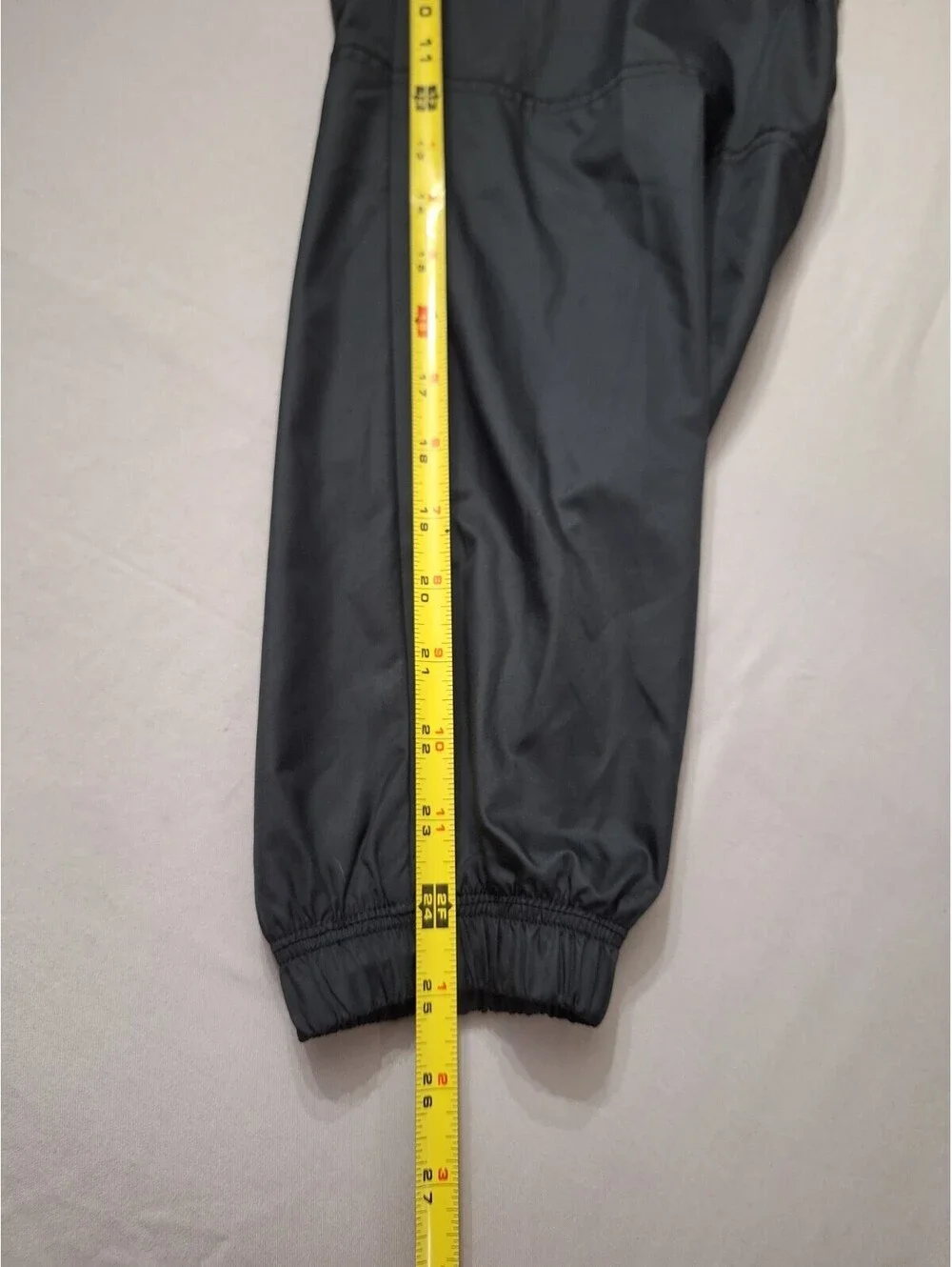 Nike Track Pants Womens S Black Swoosh CJ3776-010 Nylon Joggers Belted Athletic
